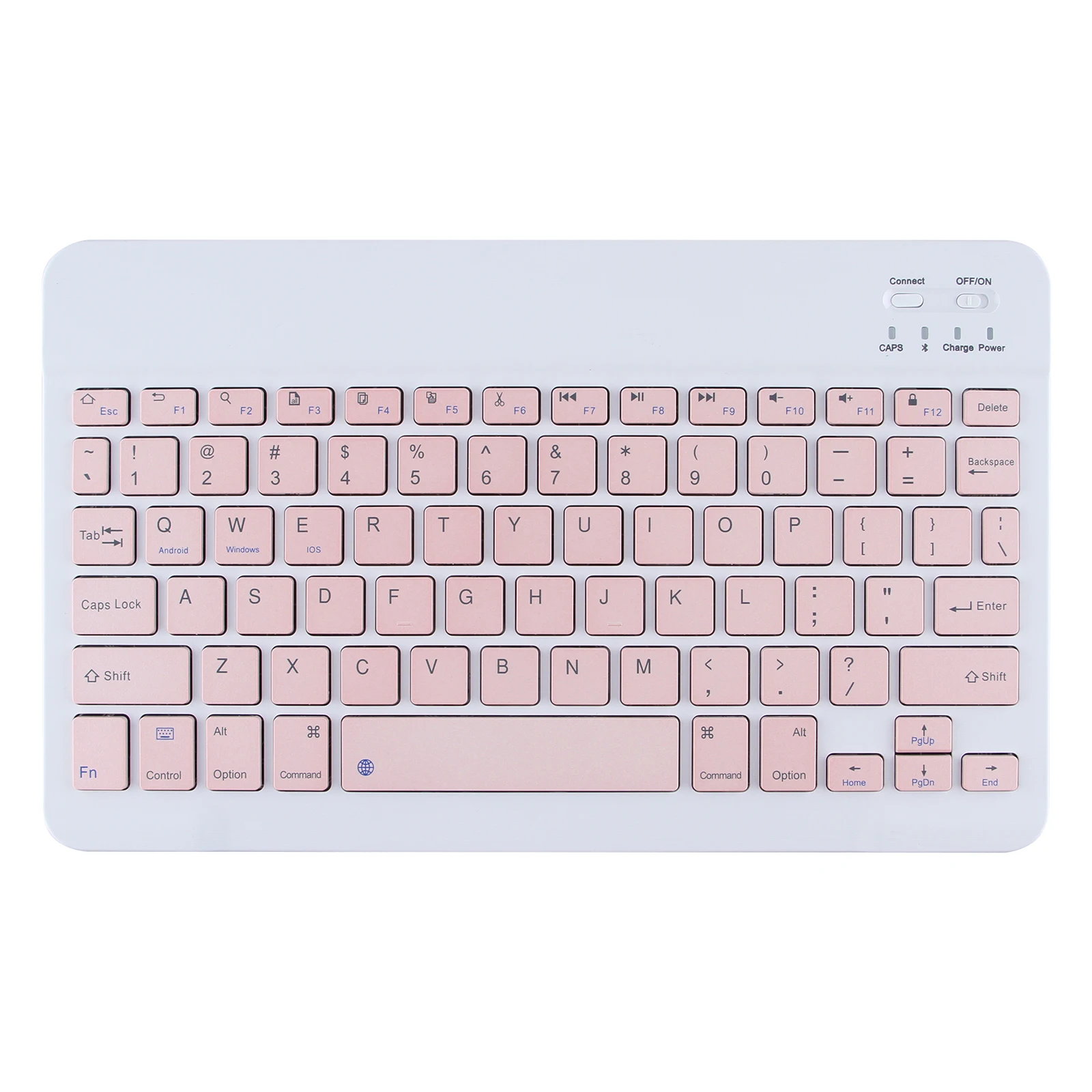 Ready to Ship ABS 10inch Size BT Wireless Mini Teclados Combos Laptop Pink Wireless Keyboard Gift