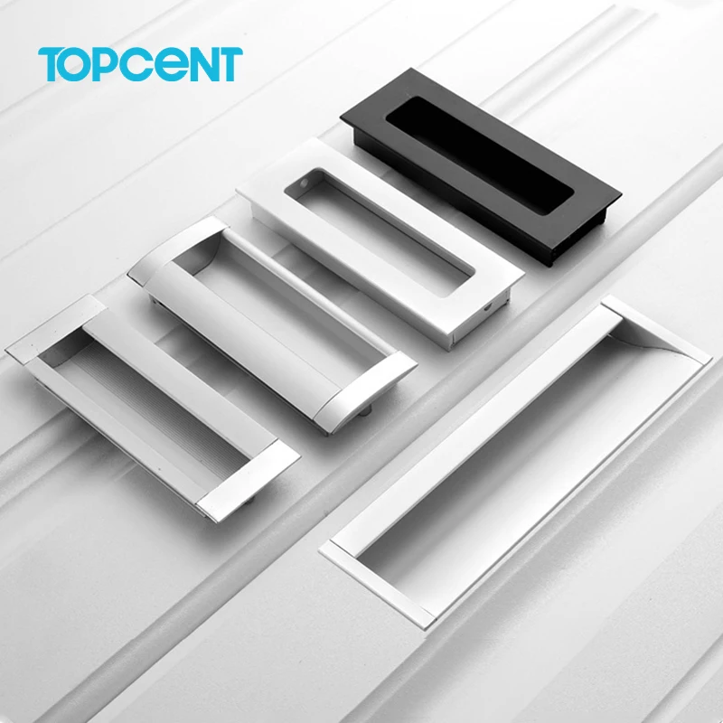 TOPCENT New Design Aluminum Alloy Furniture Handle Gold Black Combination Single Hole Knob European Cabinet Wardrobe Door Handle