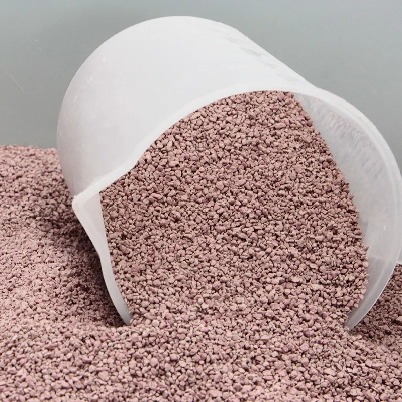 2021 Hot Pet Clean Up Products Purple Mineral Cat Sand 10L Clumping Cat Litter