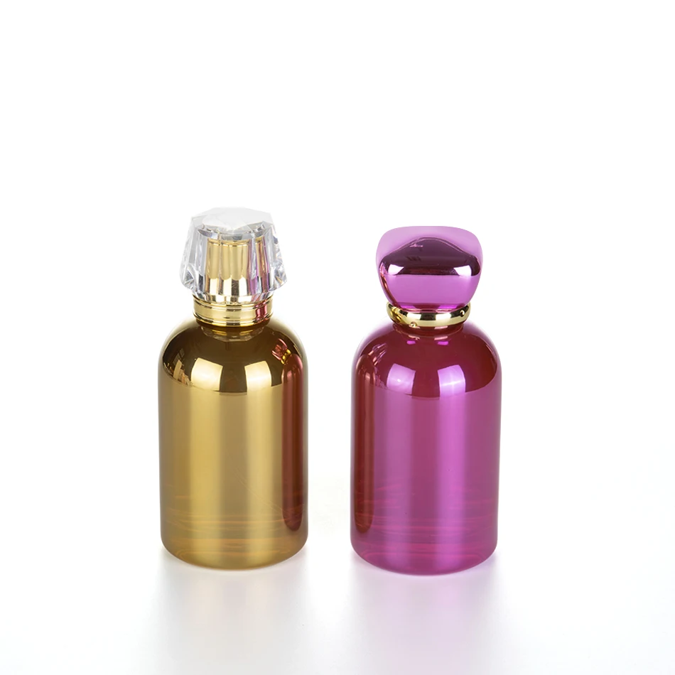 Perfume Bottle Transparent Black Spraying Perfume Oil Attar Bottles With Glass Stick And Aluminum Screw Cap