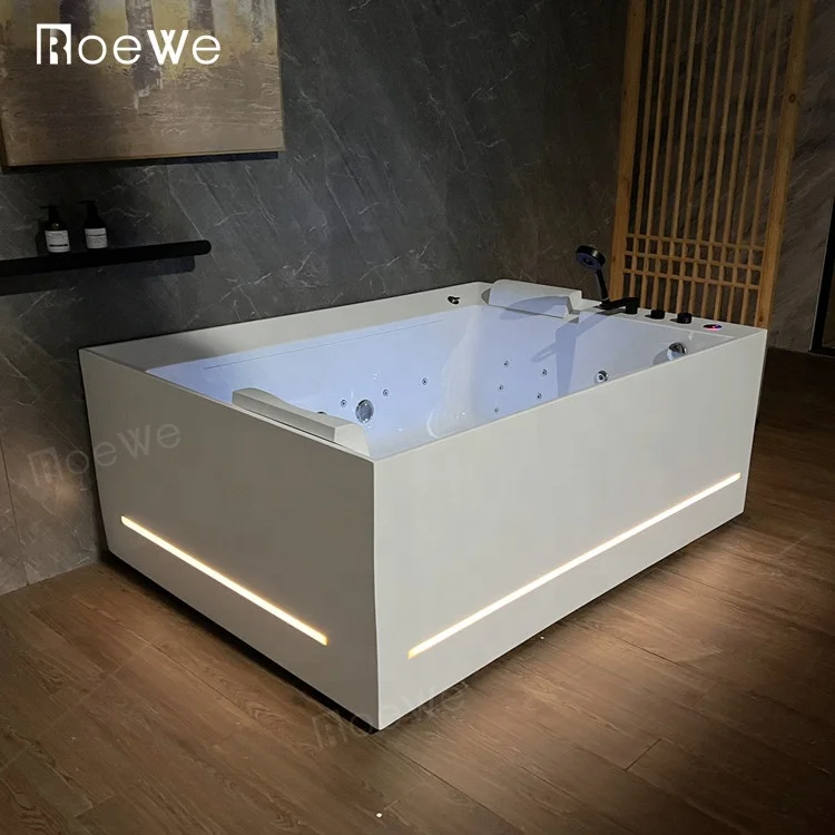 Двойная Массажная Ванна badewanne цена акриловая светодиодная подсветка гидромассажная спа-ванны и