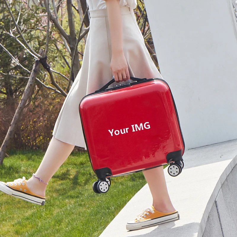
Low Moq custom design 20 inch ABS travel luggage teenagers suitcase for kids 