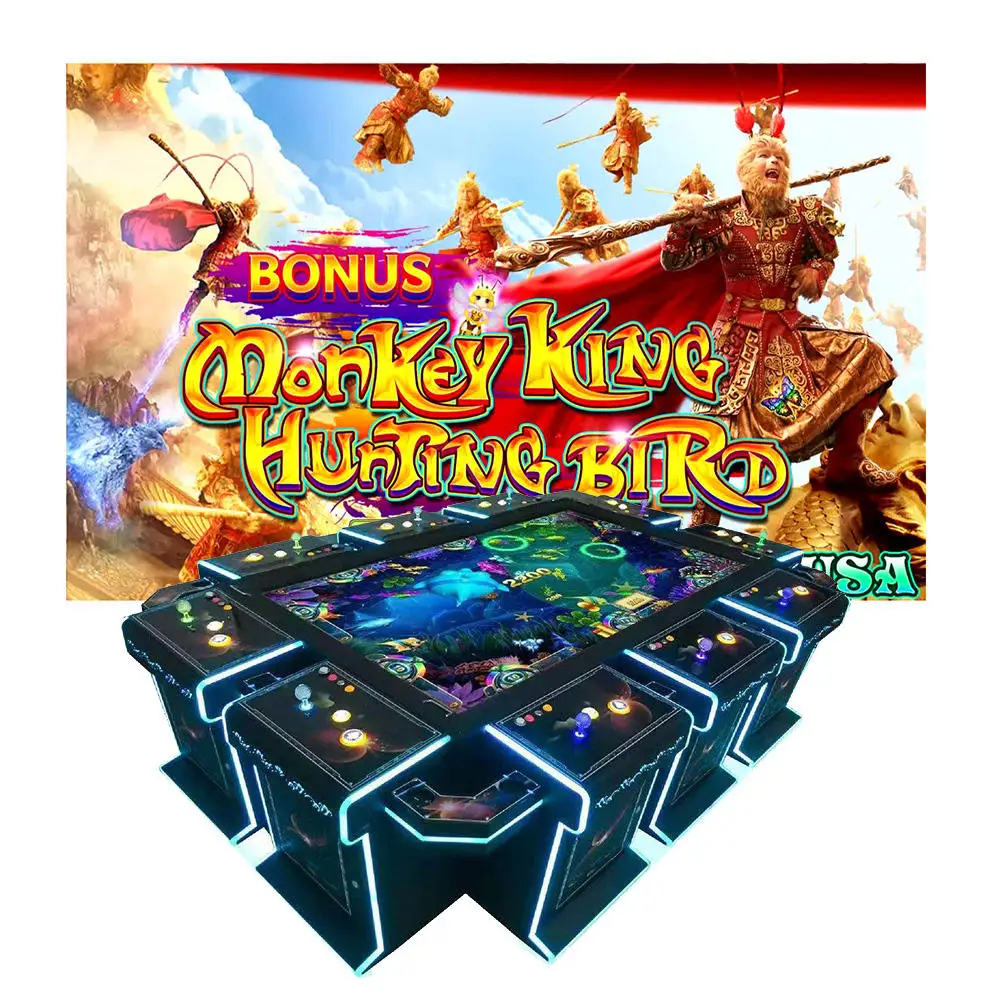 Fish Game Machinetable arcade machines shooting game machine monkey king hunting bird 8/10 Player