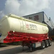 Hongdong 3 оси летучей золы пневматический песок сыпучий прицеп-цистерна