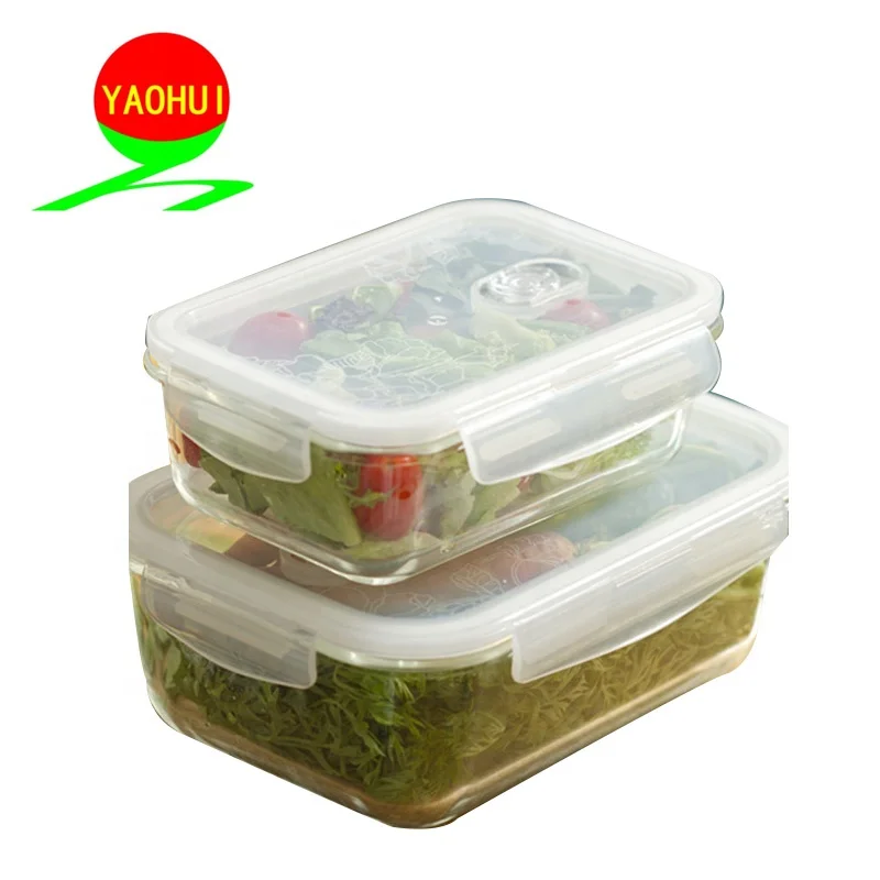 top selling wholesale glass container with low price glass food storage