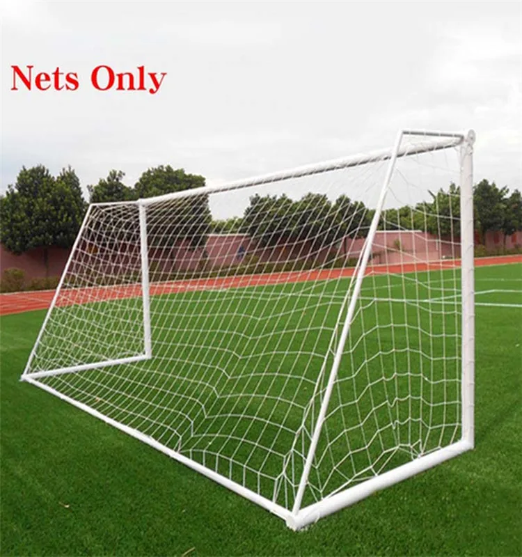Hot Full Size Football Net for Soccer Goal Post Junior Sports Training 1.8m x 1.2m 3m x 2m Football Net Soccer Net High Quality