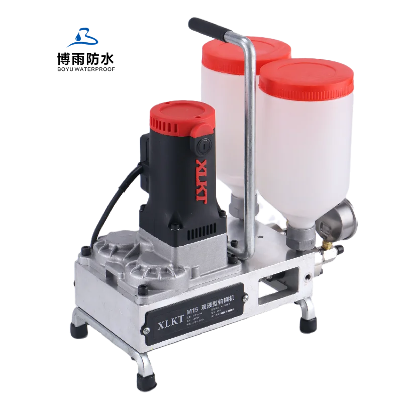 Factory direct sales double liquid grouting machine  M15 engineering concrete grouting injection pump machine