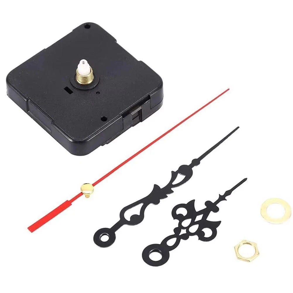 1 Set Hanging DIY Quartz Watch & Silent Wall Clock Movement Modern Design Parts Plastic Metal Needles Repair Clock Mechanism