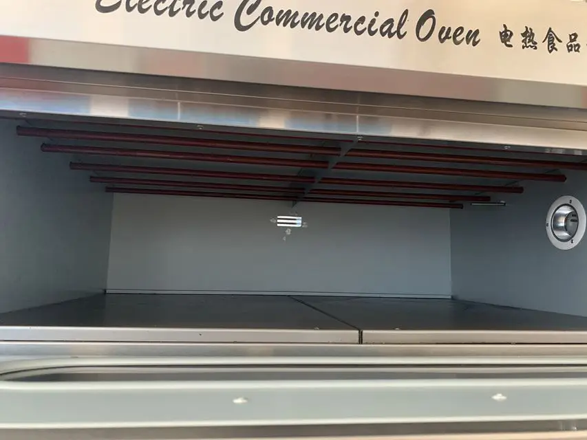 Chinese Professional Commercial Kitchen Equipment Hot Sale Price 2 Deck 4 Tray 13200W Stainless Steel Electric Pizza Oven