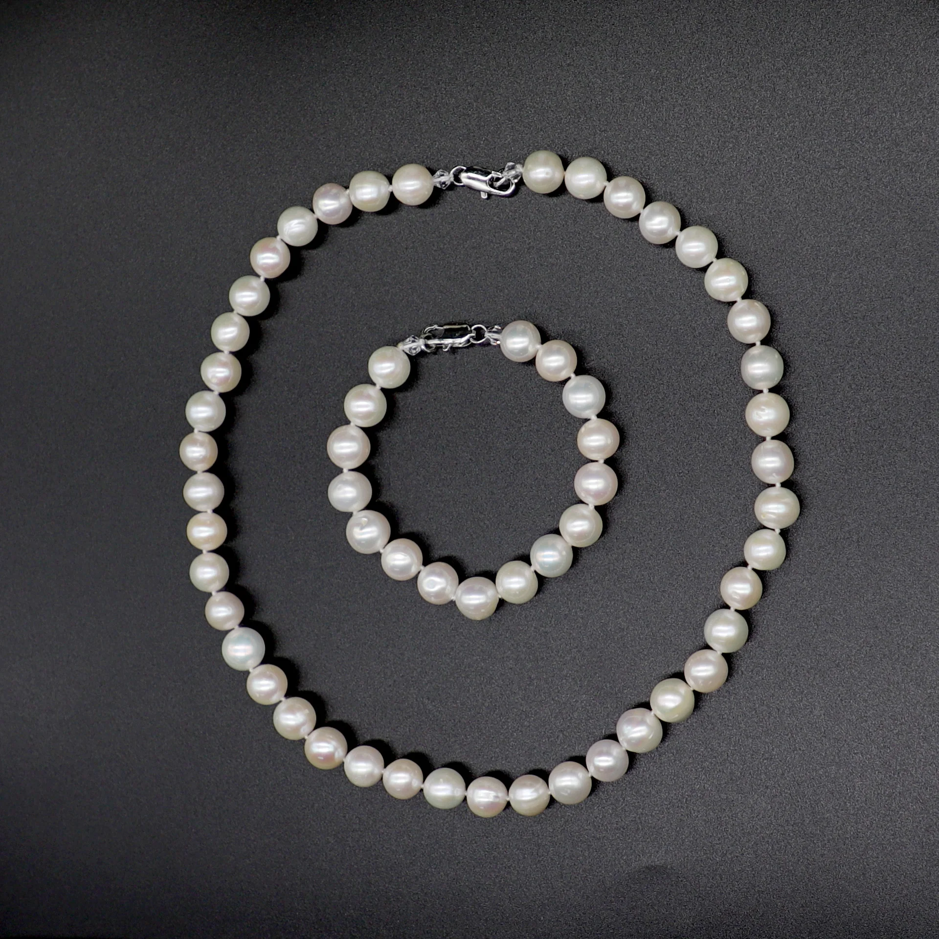 
wholesale fashion bridal jewelry set for wedding elegant women 925 sterling silver necklace bracelet jewelry set 