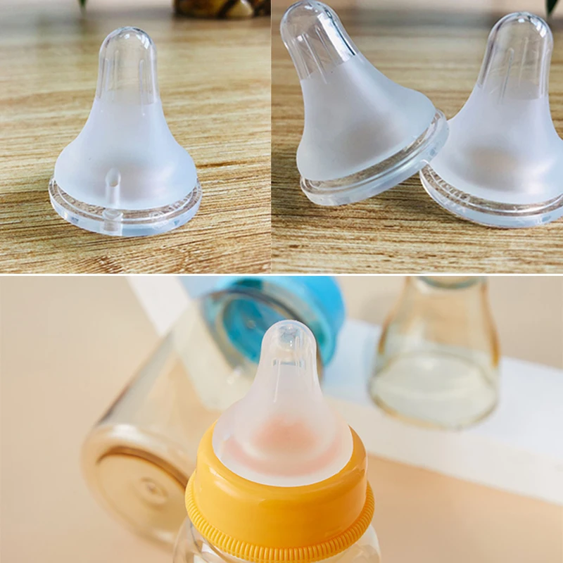 Flow Nipples Standard Neck Soft Teats For Milk Feeding Cross Hole Natural Silicone BPA Free Customizable Baby Feeding Products