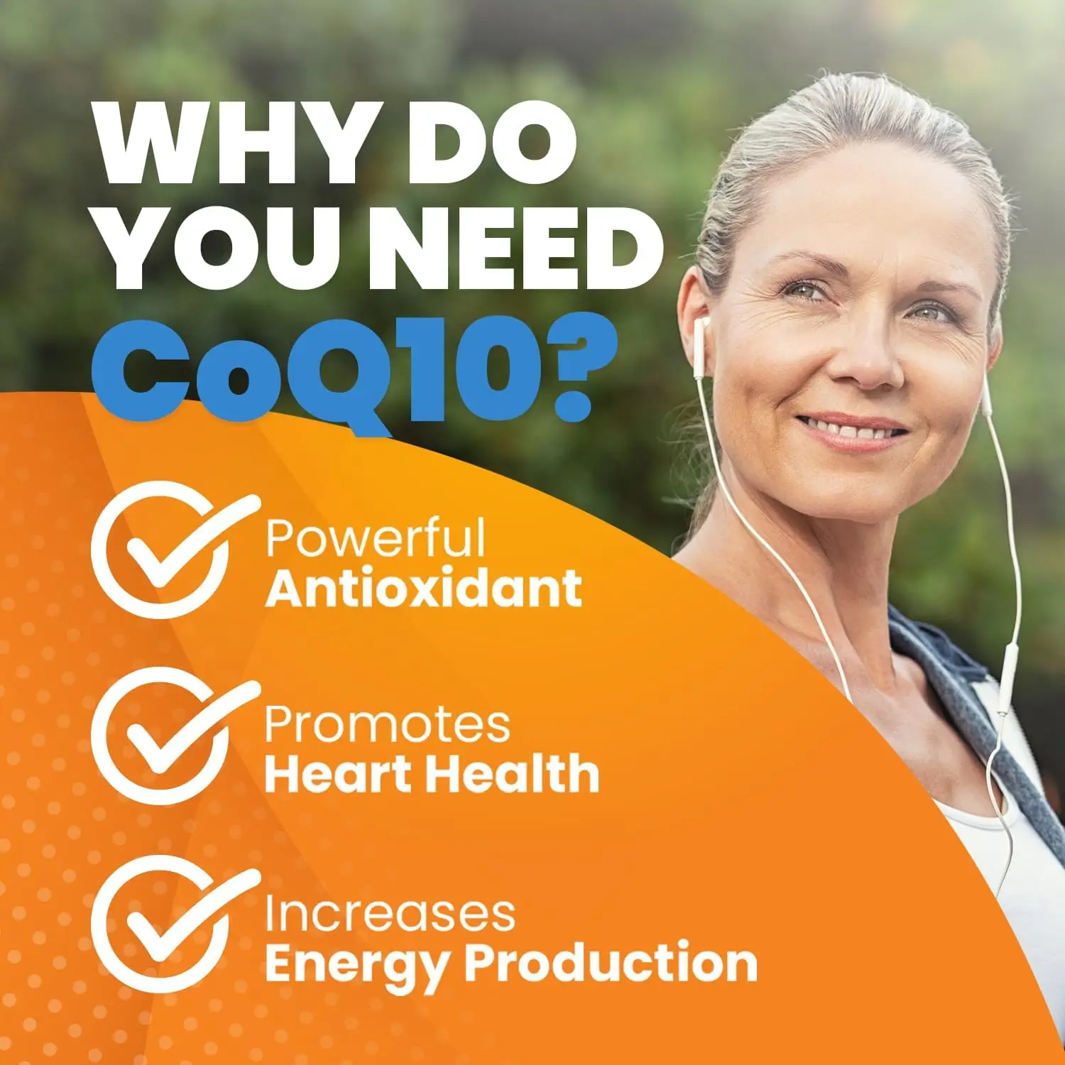 High Absorption COQ10 Capsule Coenzyme Q10 Powder Coq10 Supplement for Heart Health and Energy Production