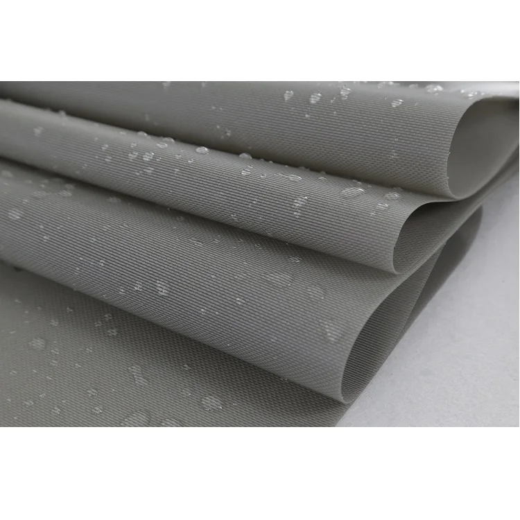 Airtight durable grey 840D nylon coated with TPU for inflatable boat fabric HF weldable
