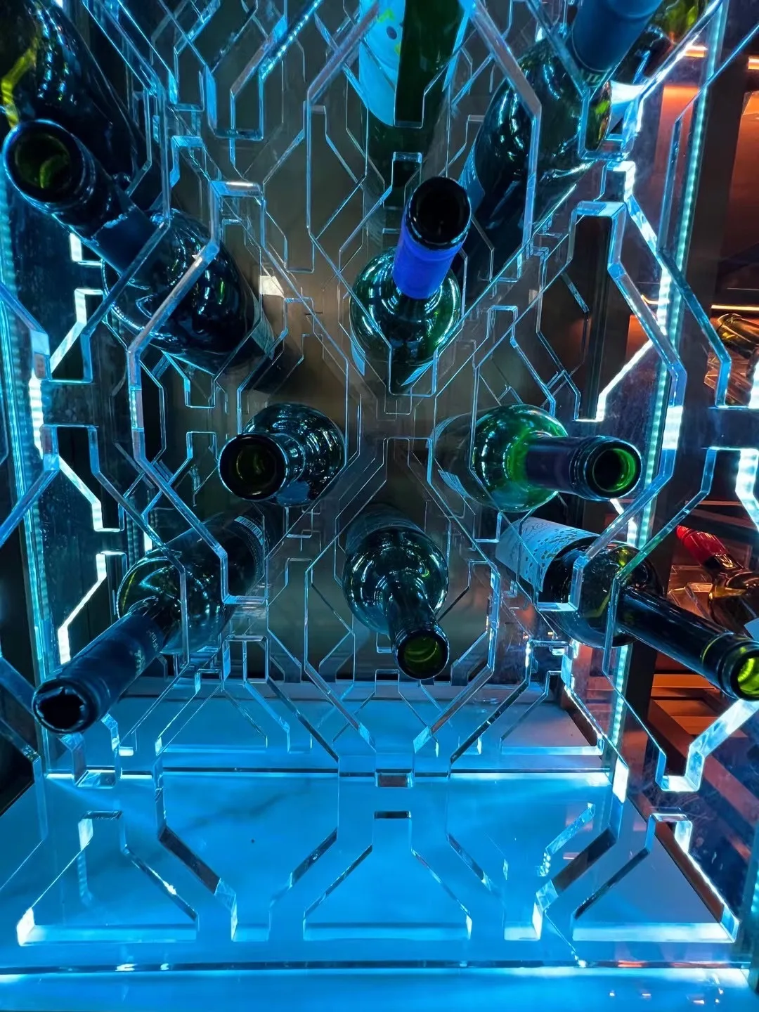 Multi-function Wine Cooler Liquor Cellar Constant Temperature & Humidity Wine Cabinet Dual Temperature Zone Luxury Wine Room