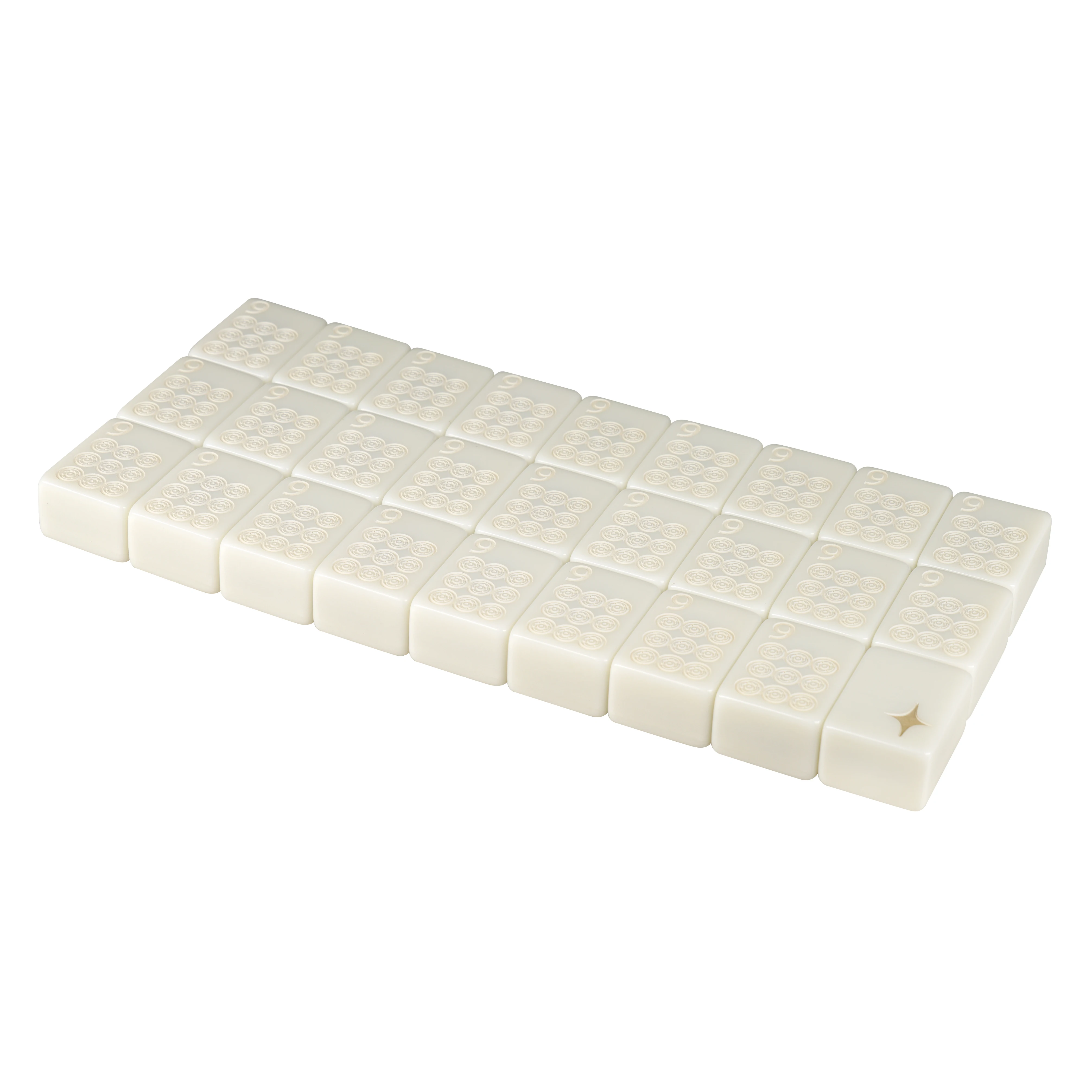 Ivory White Magnetic Mahjong Tiles for Automatic Mahjong Table Custom American Family Entertainment Automatic Games Tiles