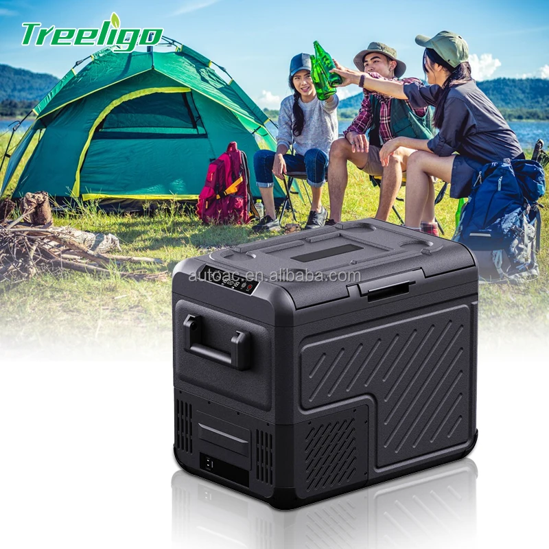 New product 25L Portable Mini Fridge Freezer 12v Refrigerator For Car Truck Road Trip Travel