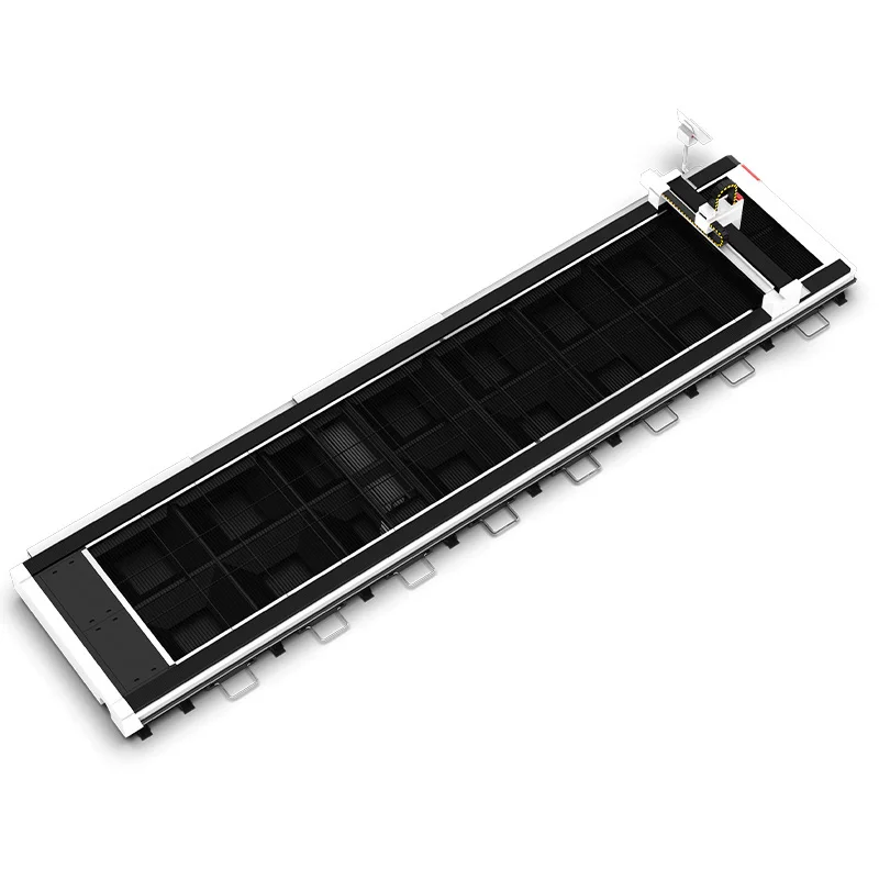 12kw big size single bed 12m by 3m fiber laser cutting machine for middle steel stainless iron  sheet