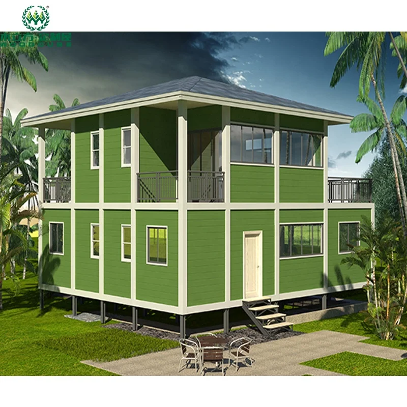 Villas prefab houses modern cheap  mobile prefab house plan