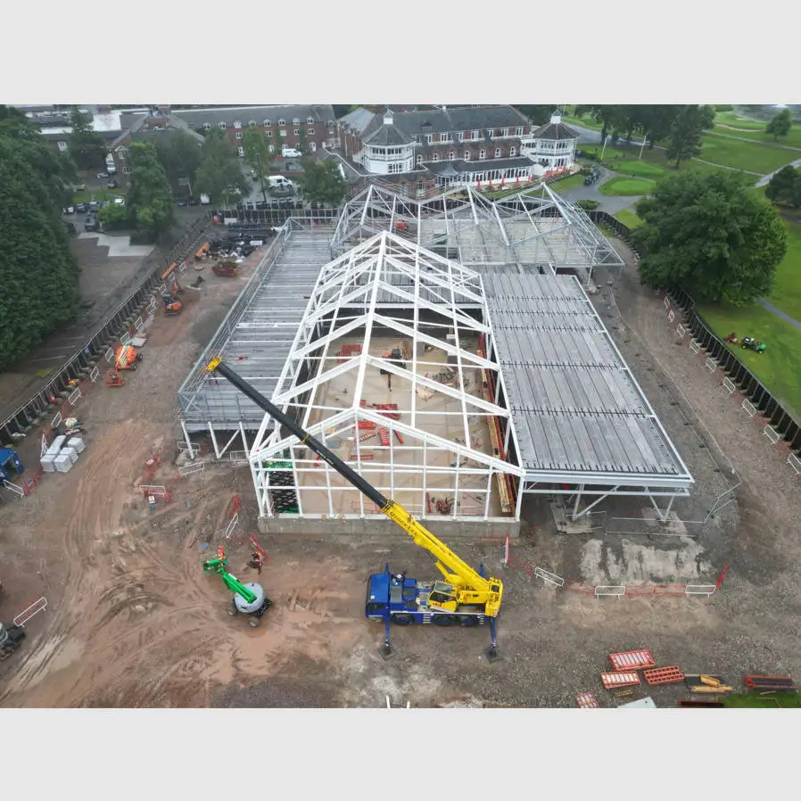 Q355B заводы по производству стальных конструкций/производственная линия/Склад/Мастерская/мельница с индивидуальными доступными