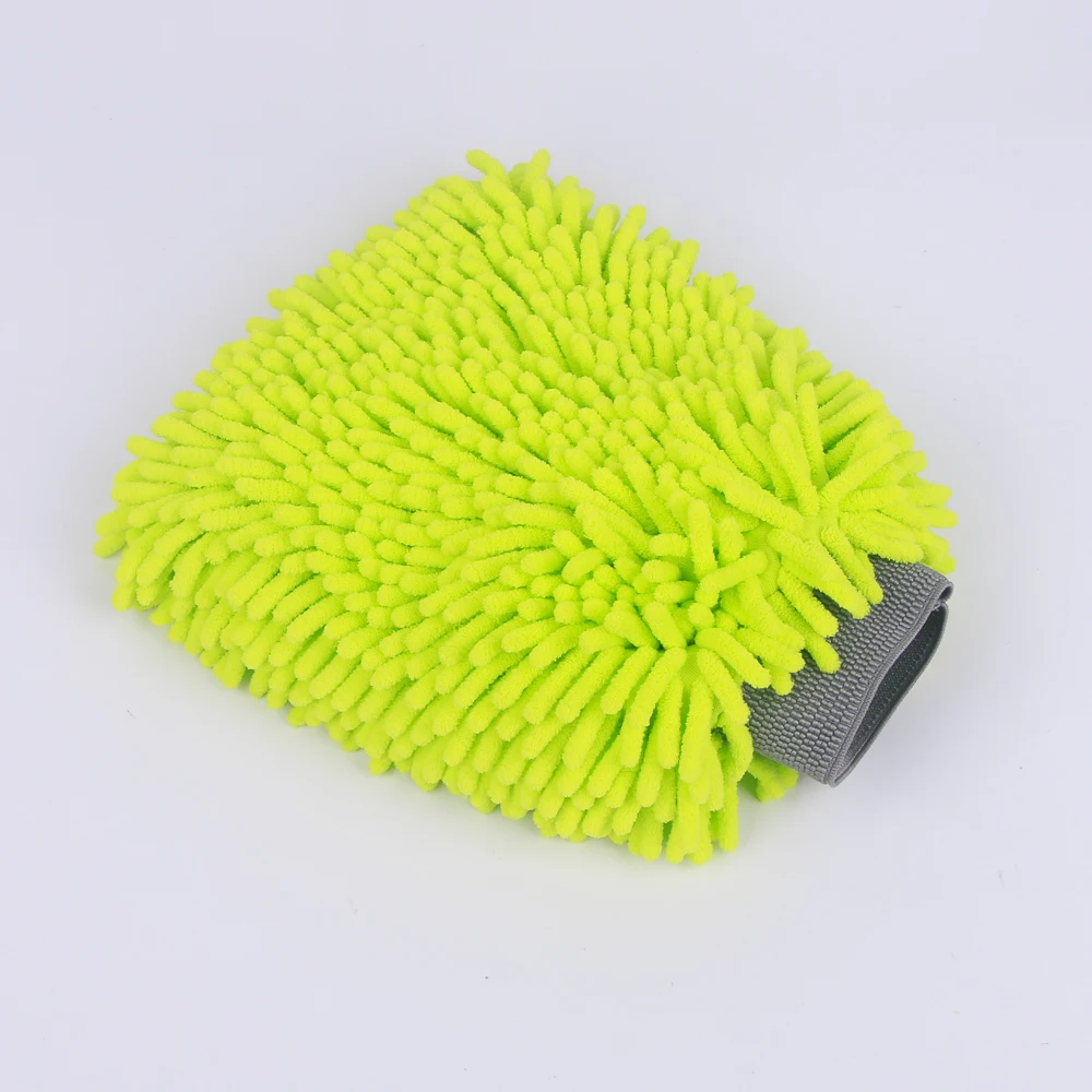 ZM0014 mitt  Direct factory selling microfiber quick dry chenille mitt for car cleaning and house clean hot sale
