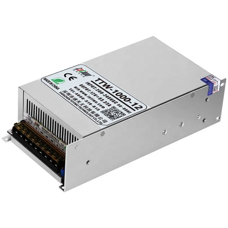 TOTIWO Wholesales Power Supply Converter LED Driver 1000W AC DC 12V 24V 36V 48V SMPS For LED Strip Display CCTV 3D Printer