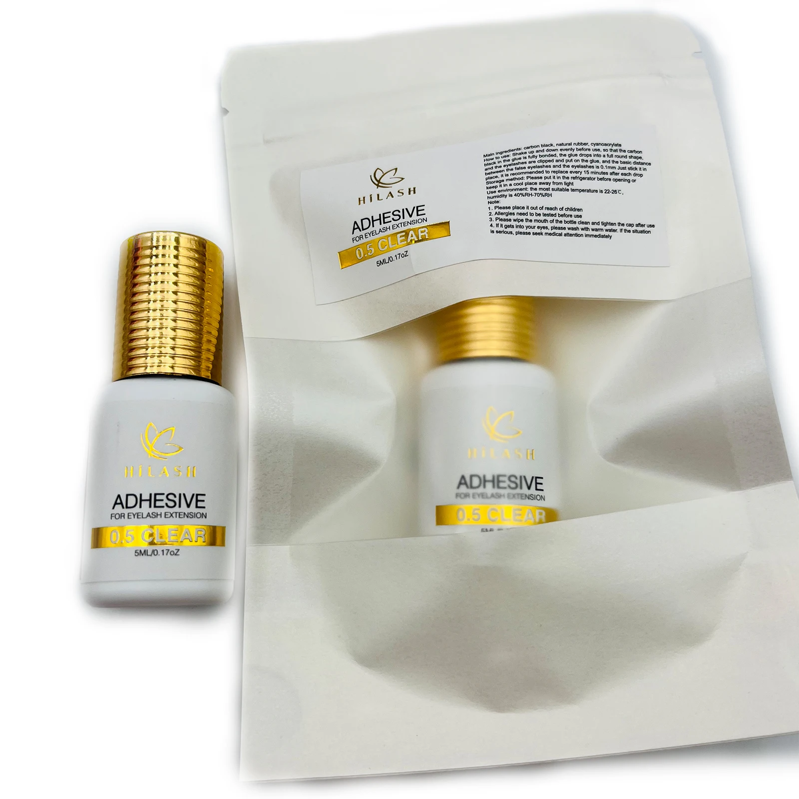 Korean Glue Private Label Storage 60 Days Adhesive Eyelash Extension Glue Hypoallergenic Eyelash Glue