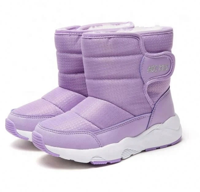 
Fashion Cute TPR Sole Shoes Outdoor Winter Boots For Kids Girl 