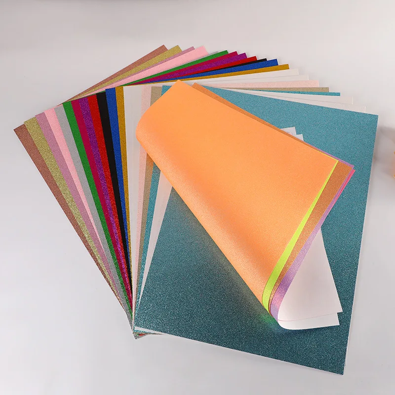 128gsm 250gsm 300gsm Luxury NEW Shinny Bright Iridescent Big Point Glitter Cardboard Glitter Paper For Handicrafts,Kids DIY