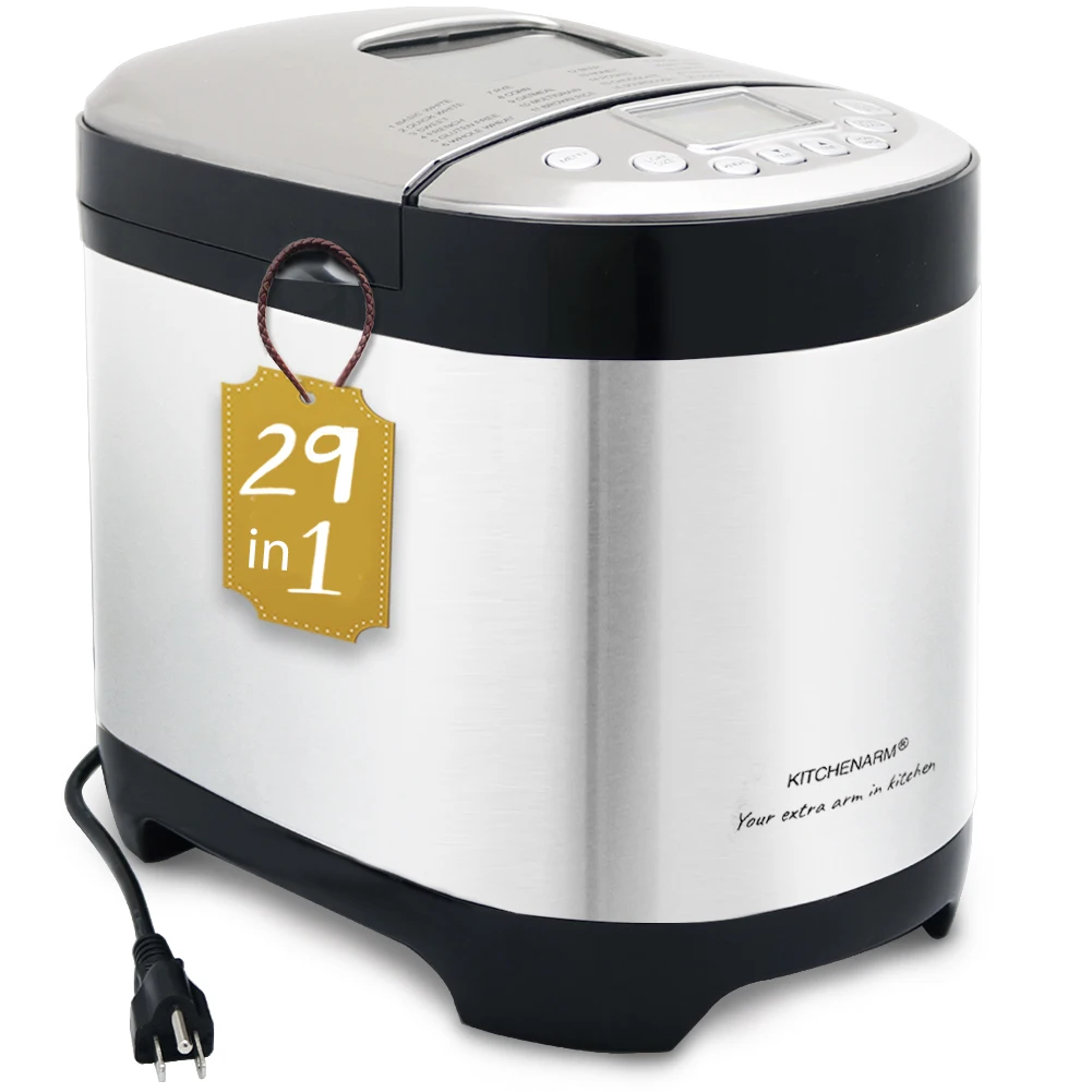 Умная хлебопечка KITCHENARM 29 в 1 с безглютеновой установкой из