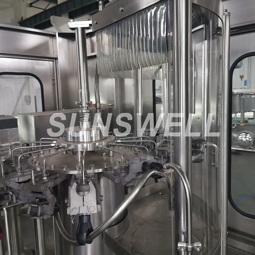 Factory price hot filling pet bottled juice 3-in-1 liquid filling machine