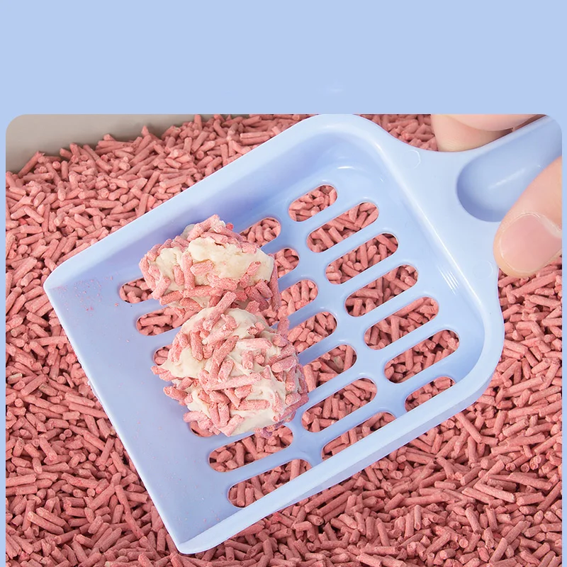 Durable plastic pet litter spreader hollowed-out cat litter spreader for cleaning cat litter POTS