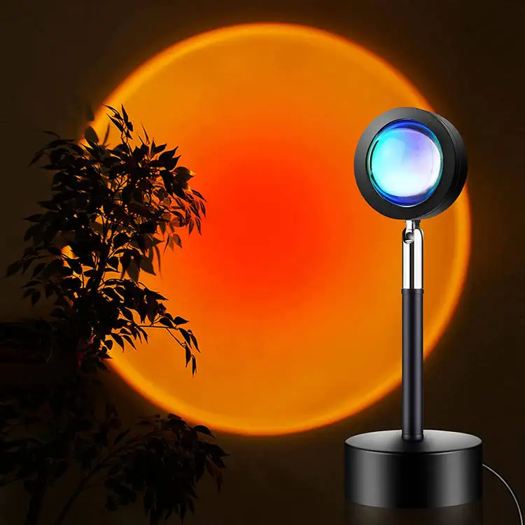Factory Customize Bedroom Decoration Usb Sunset Light Projection Light Bedroom Sunset Led Light Lamp