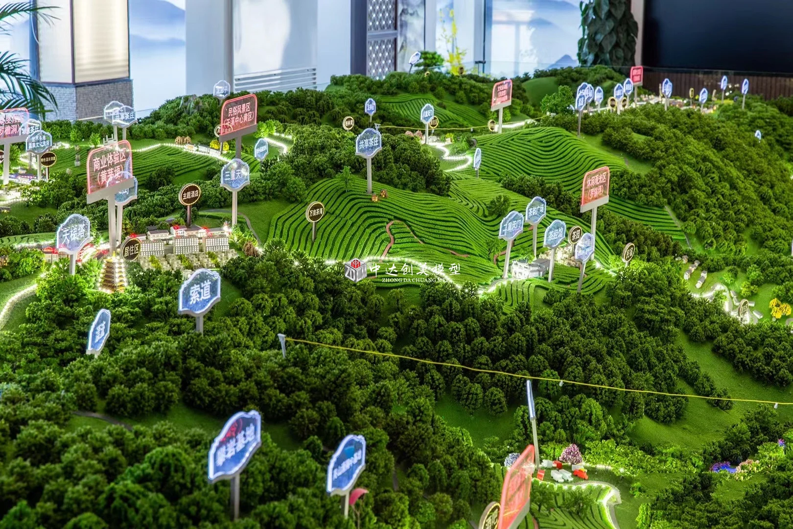 Professional Architectural scale model apartment mansion lighting model making Real estate building Municipal planning model