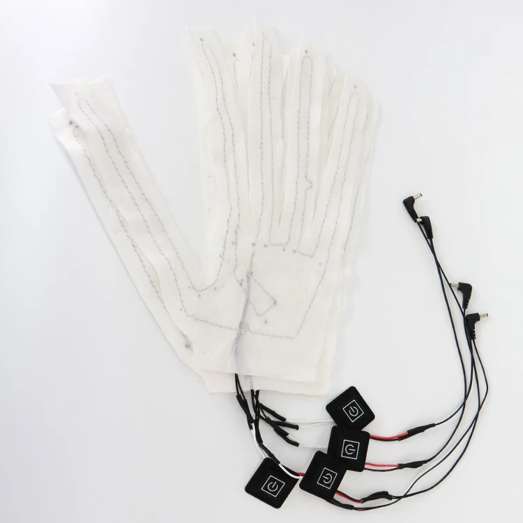 Electric Far Infrared Carbon Fiber Heating Elements Heating Pad System for Winter Sports Glove
