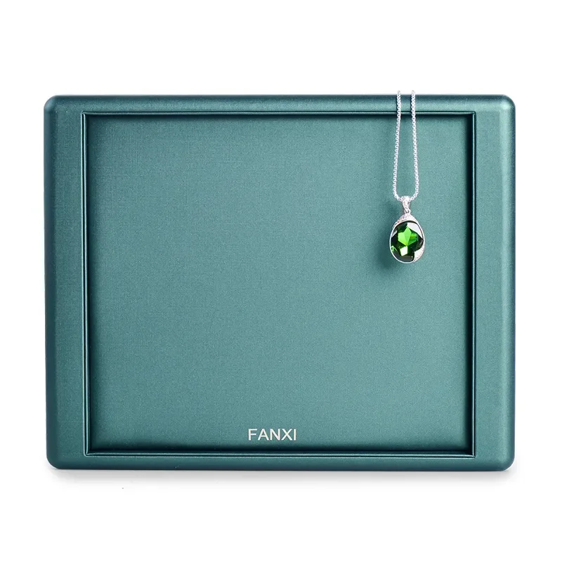FANXI wholesale high quality PU leather jewelry organizer plate tray