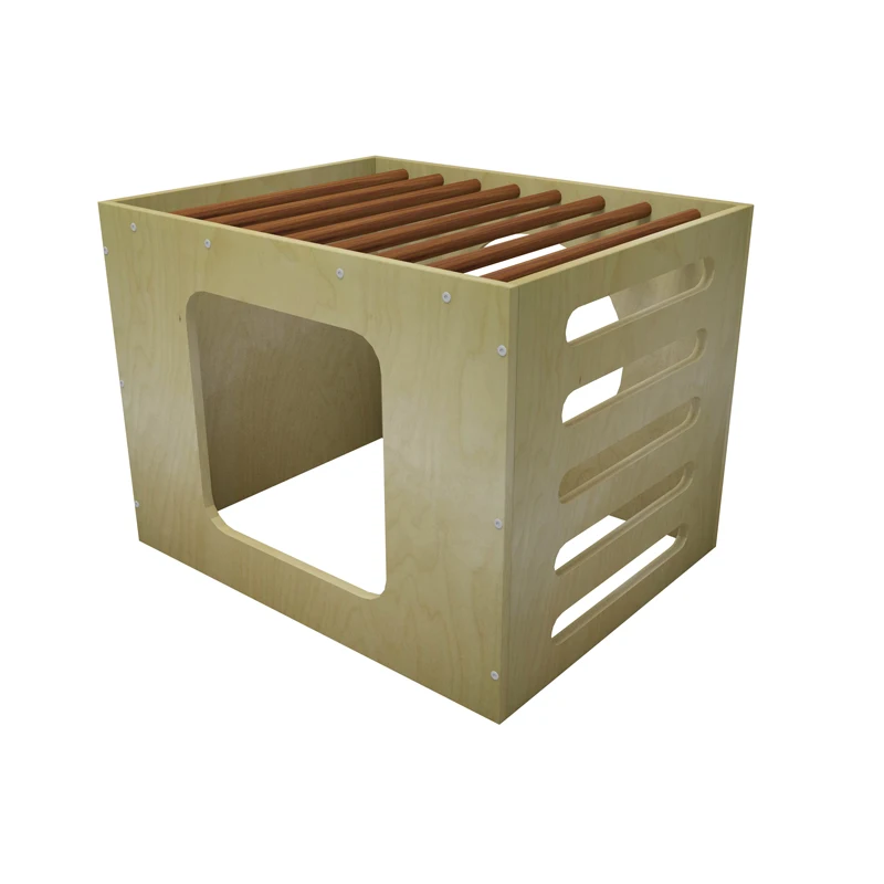 Nashow LMGP-015 Kid Montessori Furniture Climbing Cube Montessori Triangle