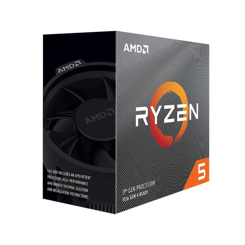 Процессор Ry zen 5 3500X 3600 3600X 7 3700X 3800X разблокированный процессор для настольного компьютера с кулером Wraith