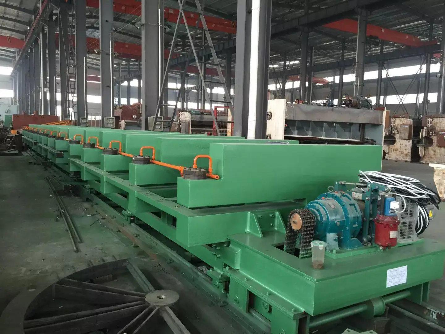 professional road outdoor street light pole making line machine hydraulic tandem press brake