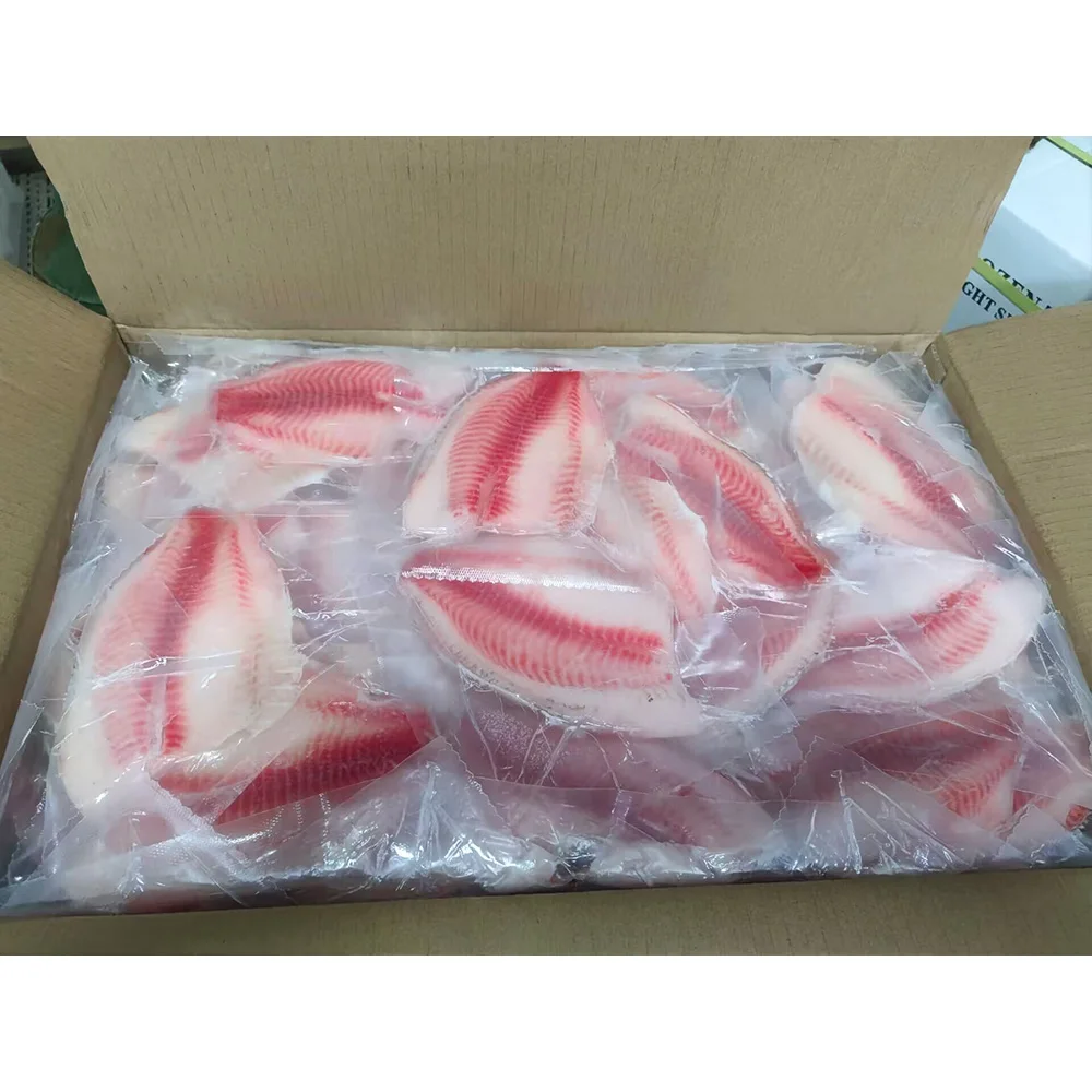 China frozen niloticus tilapia fish fillet iqf wholesale bulk raw boneless tilapia fillet fish