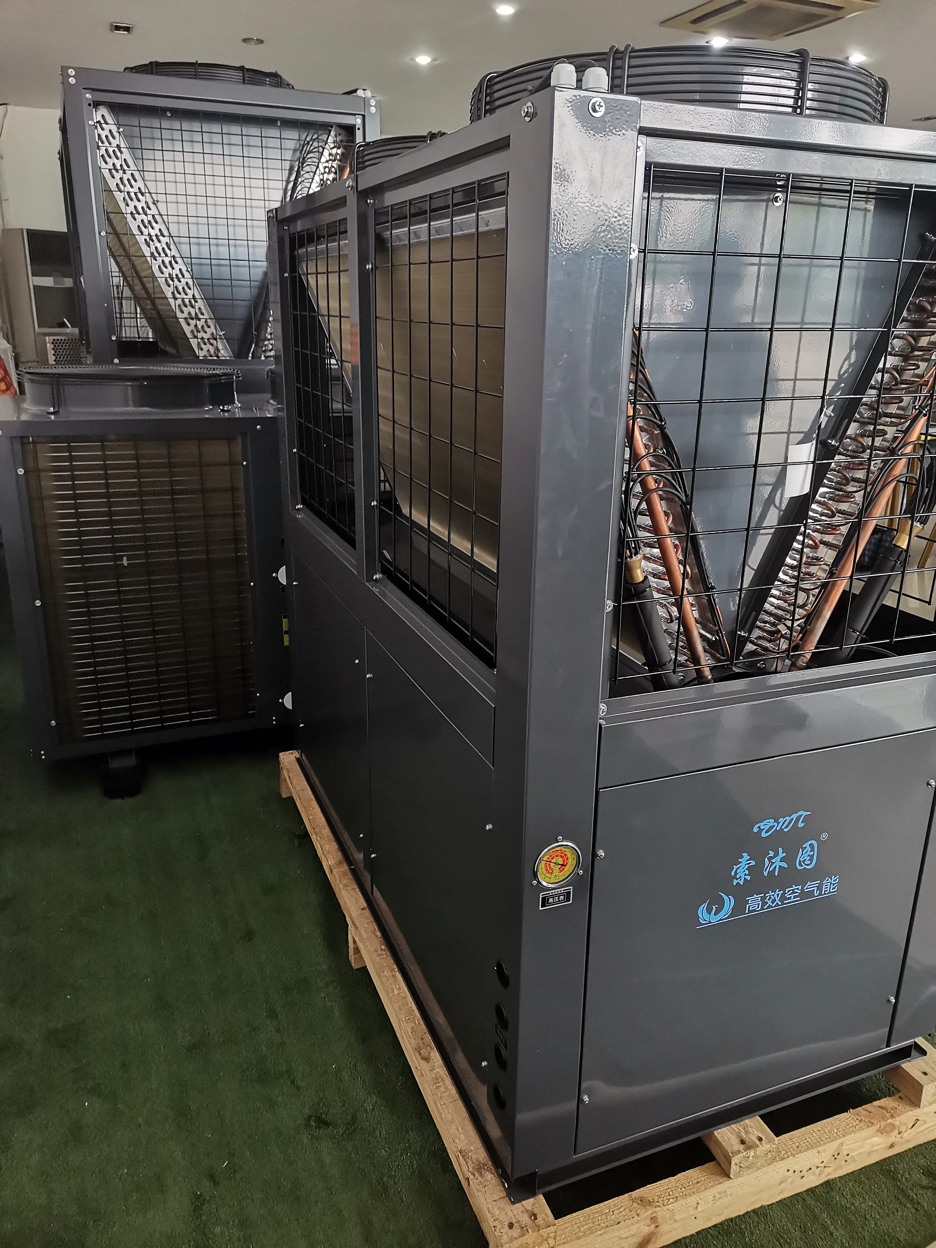 High Qualiglasst Selling Commercial Air Source Heat Pump High Temperature Heat Pump Monoblock Street Electric Swimming Pool R22