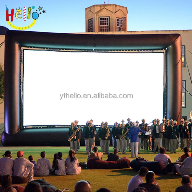 16:9 or 4:3  inflatable movie Air Cinema inflatable projector screen outdoor