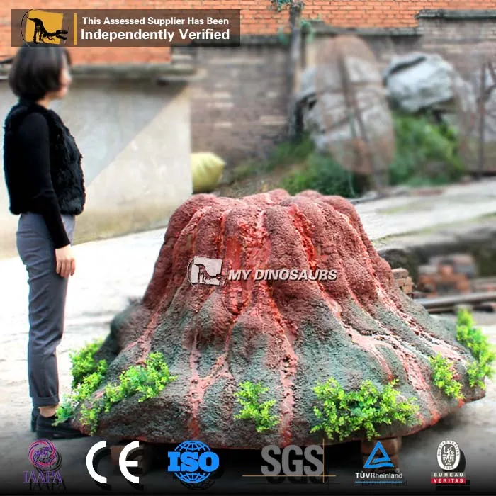 MYDINO Amusement Park Landscape Miniature Version Volcano