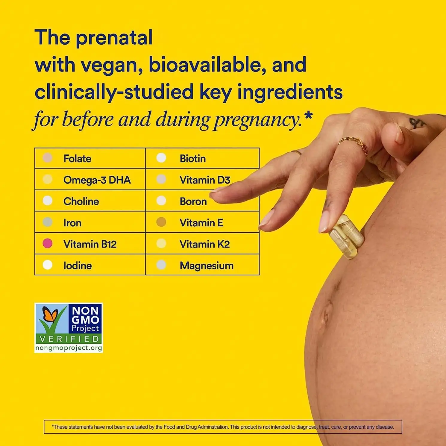 OEM Prenatal Vegetarian DHA Algae Oil Vegetable Multivitamin Softgels for Fetal Brain Development Iron Calcium Aid D3 K2 Omega-3