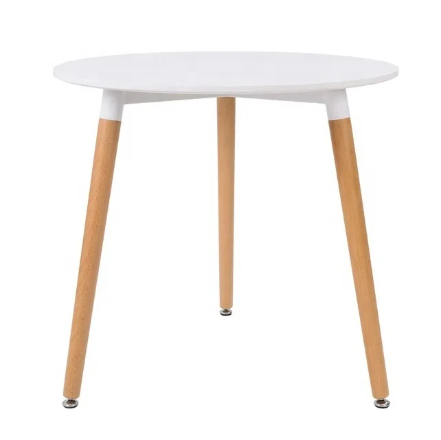  Черный закругленный боковой столик для спальни деревянный украшения комнаты (оптовый продавец)