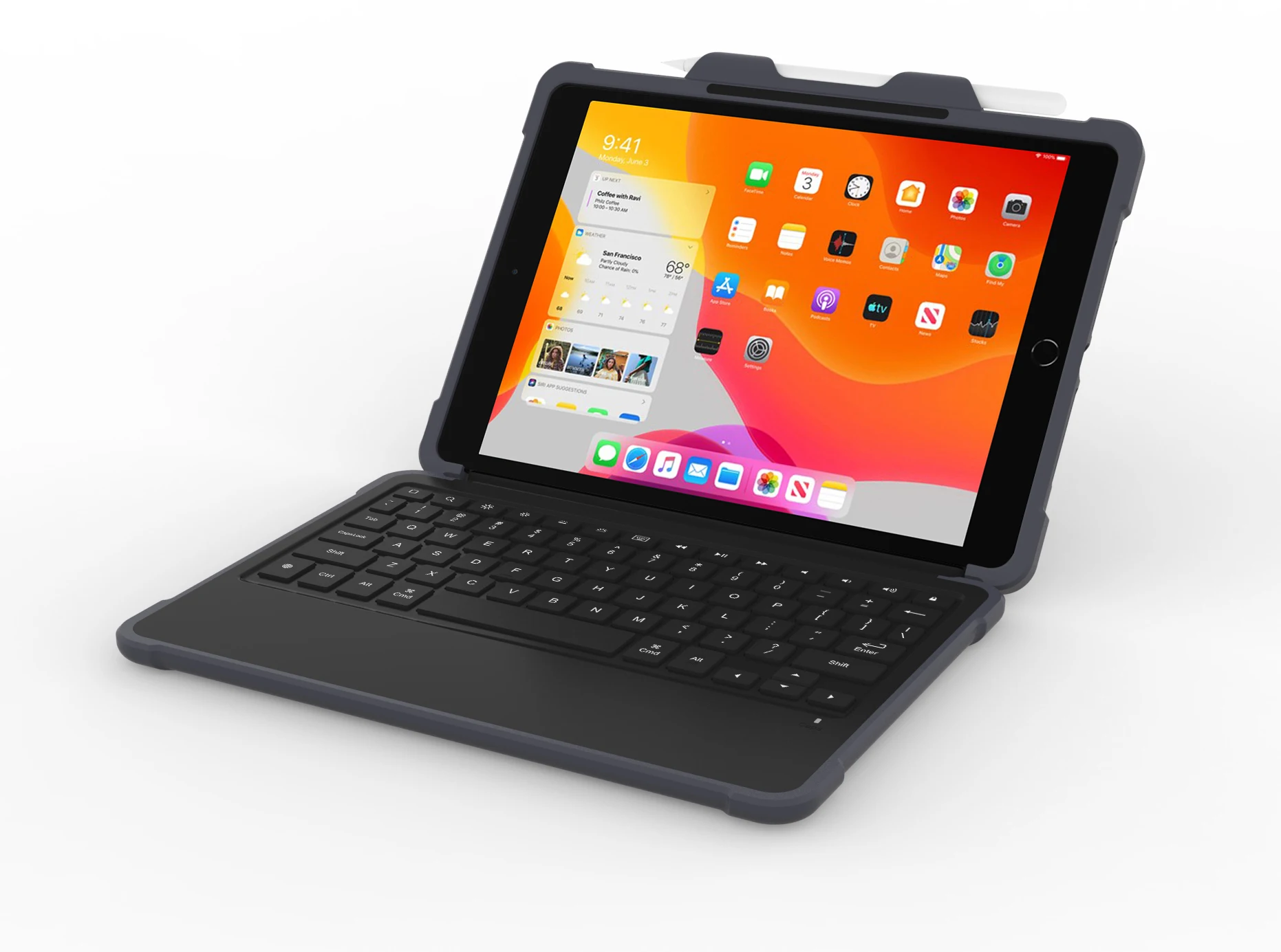 Custom OEM ODM Wireless Magic Keyboard Tablet Case For Ipad Pro 9Th 10Th Gen 10.2 10.9Inch Touchpad Keyboard Case 2019/2020/2021