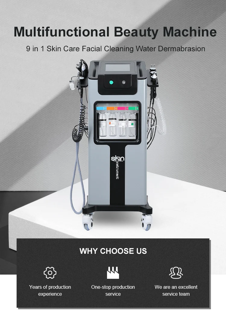 2022 New Design Hydro Domestos Aqua 8 In 1 microdermabrasion Facial Machine Facial Peeling Machine oxygeneo facial machine