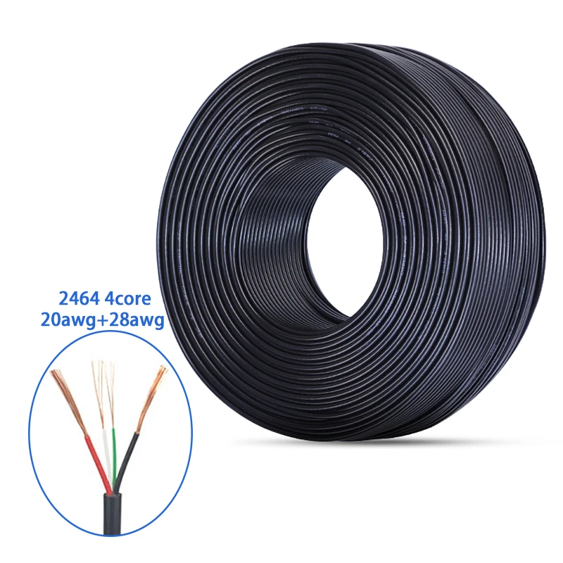 AWM 2464 VW 1 26awg 28awg 30awg Twisted Pair 3core 4core 5core Aluminum Foil Braid Shield Usb Data Shielded Sheathed Cable