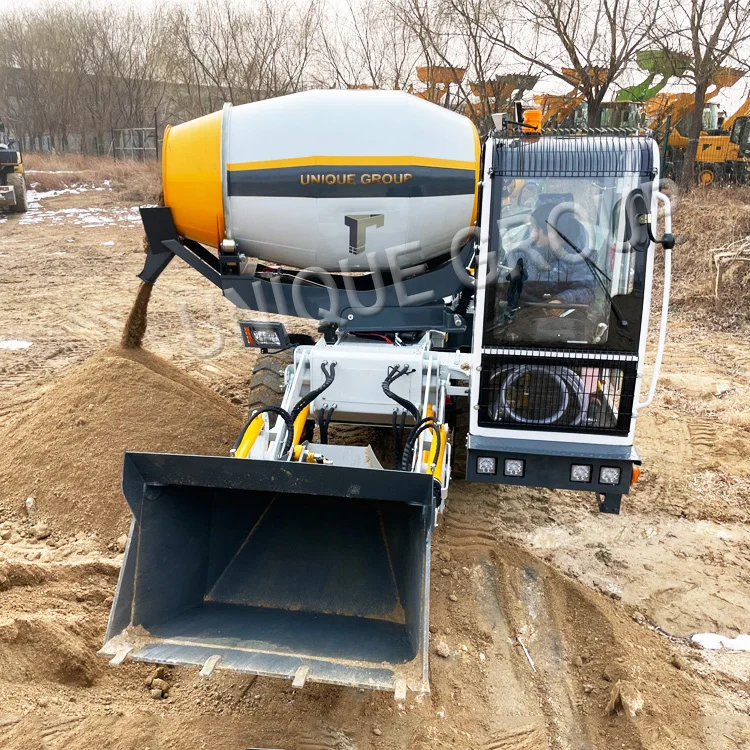 Mixer Pump Machine Self loading Small Portable Concrete Mixer Truck With High Quality