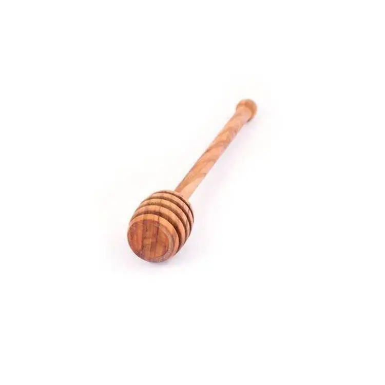 Rod bee stirrer muddler mini wooden spoon wood honey dipper stick server with jar