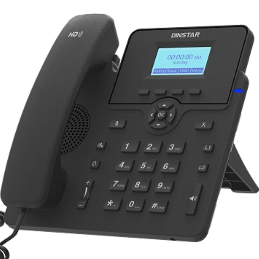 High Quality VoIP Phone 2 SIP Line IP Phone With Poe C61SP
